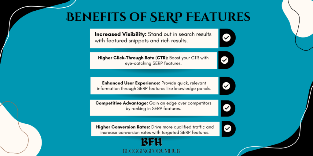 benefits of serp features